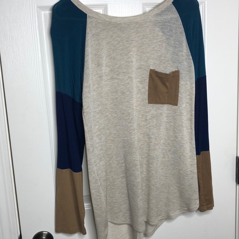 Colorblock Hi-lo Tunic